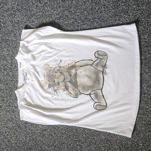 NWT Disney Pooh wrinkle sleeve tee TJ Maxx Size Small